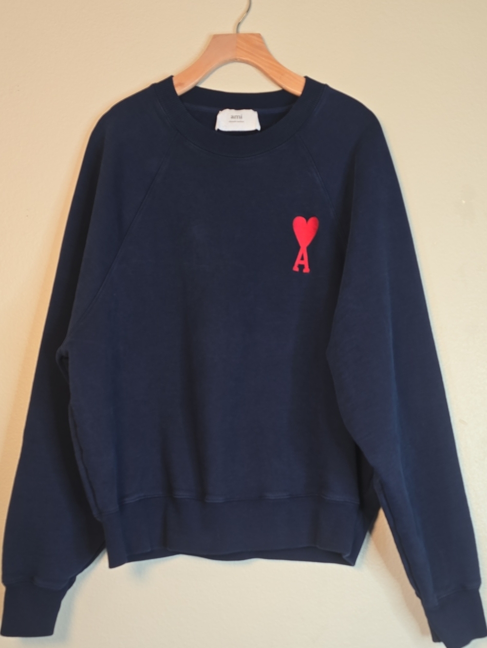 Ami  Alexandre Mattiussi Heavy  Crewneck Sweater  Size XxL.